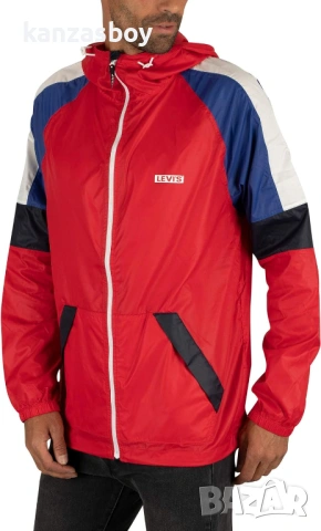 Levi's Men's Colorblock Windrunner Jacket Chinese Red - мъжко яке р-р XL