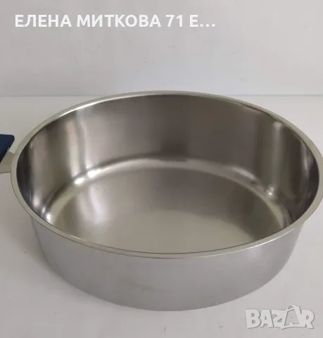Маркова френска масивна стоманена овална тенджера/тава/гювеч+индукция, снимка 3 - Съдове за готвене - 55898859