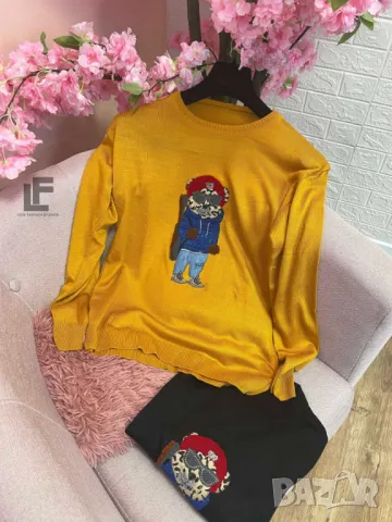 Блуза LFS Cool Bear Yellow 9432  , снимка 4 - Блузи с дълъг ръкав и пуловери - 50437574