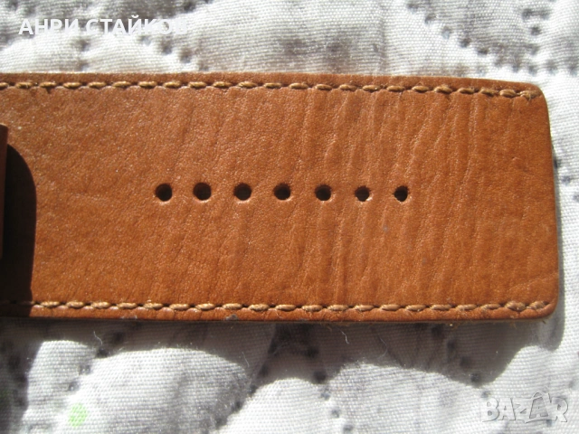 Продавам нова кожена каишка за часовник FOSSIL, снимка 5 - Каишки за часовници - 53150880