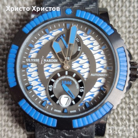Луксозен мъжки часовник Ulysse Nardin Marine Diver 200 M. 263-92, снимка 1 - Мъжки - 32159189