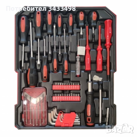 Професионален куфар с инструменти IF Tools BLACK GOLD 2024 – 599 части, CR-V стомана, снимка 7 - Куфари с инструменти - 51952759