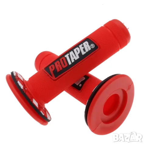 Червени гумени ръкохватки за мотор с диаметър 30 mm, снимка 2 - Аксесоари и консумативи - 55866044
