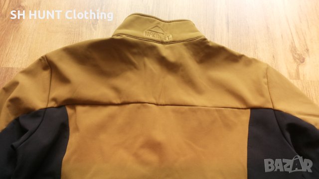 Mc KINLEY DRY-PLUS WINDPROTECTOR Softshell Jacket размер L еластична вятърно устойчива - 376, снимка 13 - Суичъри - 42830869