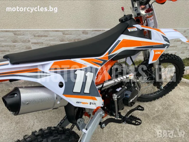 ПРОМО-НОВО ! ! ! КРОСОВ МОТОР GETREA 125CC с усилена рамка модел 2024, снимка 7 - Мотоциклети и мототехника - 47812381