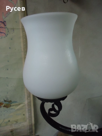 Ретро полилей от ковано желязо, снимка 4 - Лампи за таван - 52683731