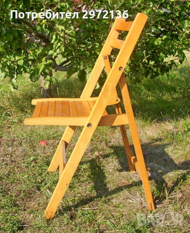 Столове сгъваеми парен бук комплект 6 броя, снимка 3 - Столове - 53131551