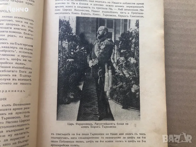 стара книга "БОРИСЬ III ЦАРЬ НА БЪЛГАРИТЬ" - 1938г. + бонус, снимка 12 - Биографии, мемоари и спомени - 51698106