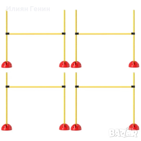 PawHut Комплект за дресиране на кучета от 4 части 