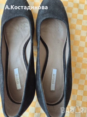 Дамски обувки естествен велур, номер 37, снимка 2 - Дамски обувки на ток - 53900268