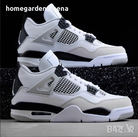 Nike Air Jordan 4 Retro White/Black – Премиум стил и качество