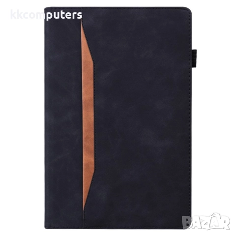 Honor Pad 10 - Кожен калъф с Джоб за карти, Джоб за писалка, Стойка и Протектор (Черен, Червен, Кафя, снимка 10 - Калъфи, кейсове - 52084871