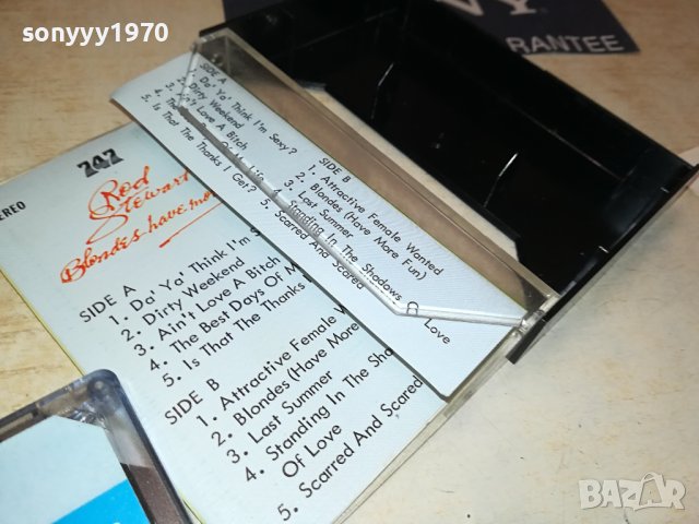 ROD STEWART-ORIGINAL TAPE 0709231304, снимка 7 - Аудио касети - 42109694