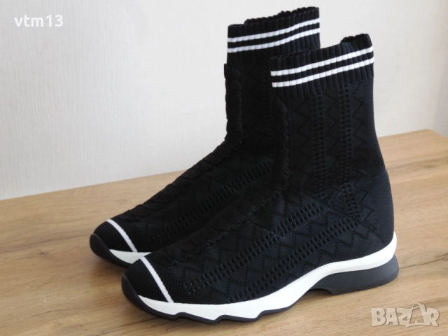FENDI дамски обувки - 38 номер Оригинални! Made in Italy, снимка 2 - Маратонки - 52823584