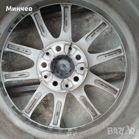 Оригинални 18 цола джанти за БМВ със зимни гуми и вентили с датчици, снимка 2 - Гуми и джанти - 53995409