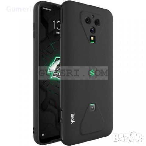 Xiaomi Black Shark 3 Pro - Силиконов Черен Гръб със Защита за Камерата 