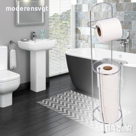 Метална стойка за тоалетна хартия