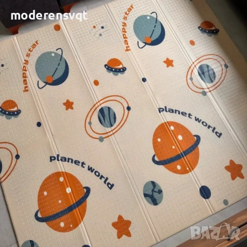 Топлоизолиращо килимче за игра космос 180x200см, снимка 6 - Други - 52929022