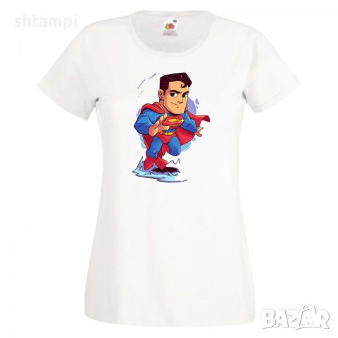 Дамска тениска DC Superman Star Wars Игра,Изненада,Подарък,Геймър,