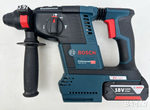 BOSCH GBH 18V-26 - Безчетков перфоратор 18V 2.6J, снимка 2 - Перфоратори - 52923709