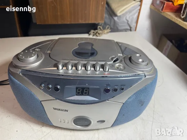 Watson CD Радио и Касетефон , снимка 3 - Радиокасетофони, транзистори - 49941303