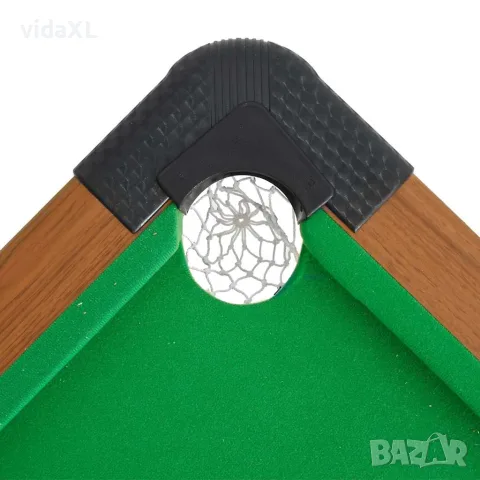 vidaXL Билярдна маса, 4 фута, 122x61x76 см, кафява, снимка 6 - Дартс - 56148389