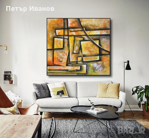 Абстрактни авторски картини ръчно рисувани , снимка 10 - Картини - 31589457