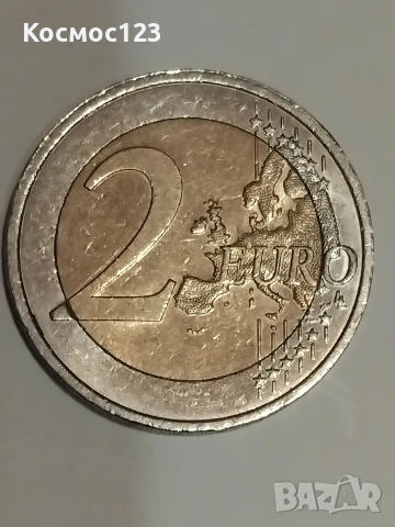Рядка юбилейна евро монета., снимка 5 - Нумизматика и бонистика - 53213477