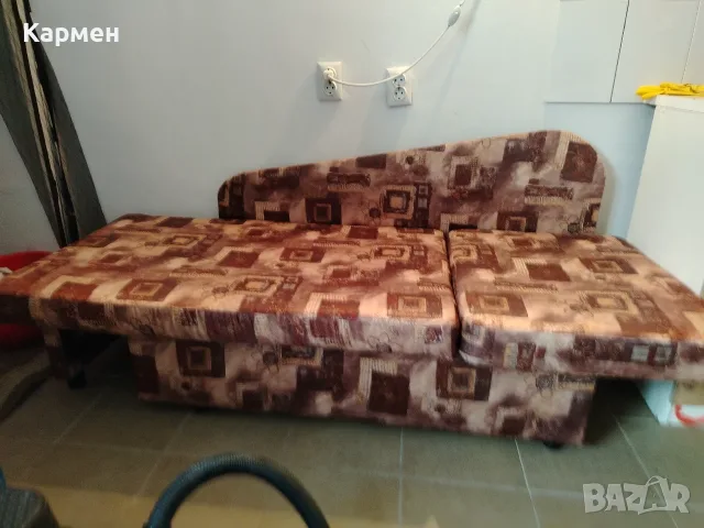 Разтегателна кушетка, снимка 2 - Дивани и мека мебел - 56247621