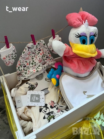 Промо цена Подаръчна кошница за новородено бебе момиче