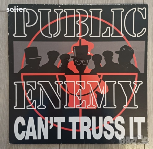 Public Enemy ‎– Can't Truss It Maxi Single 12  Издание 🇬🇧 UK 1991г  Стил:HIP HOP  Състояние на вин