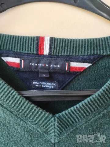 Tommy Hilfiger - 100% оригинален мъжки пуловер, снимка 4 - Пуловери - 56300730