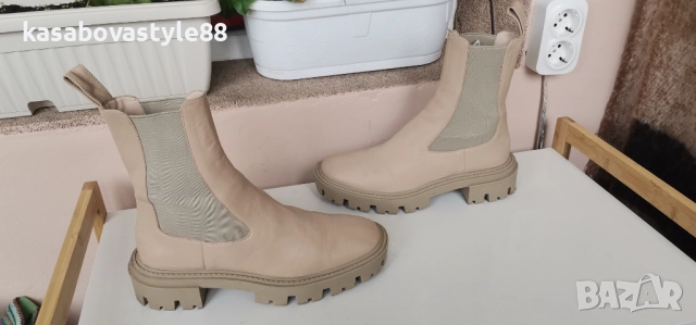 Дамски ботуши Zara 38н.Естествена кожа , снимка 8 - Дамски ботуши - 52055516