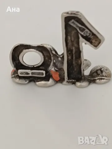 Сребърна фигурка , снимка 2 - Колиета, медальони, синджири - 50348999