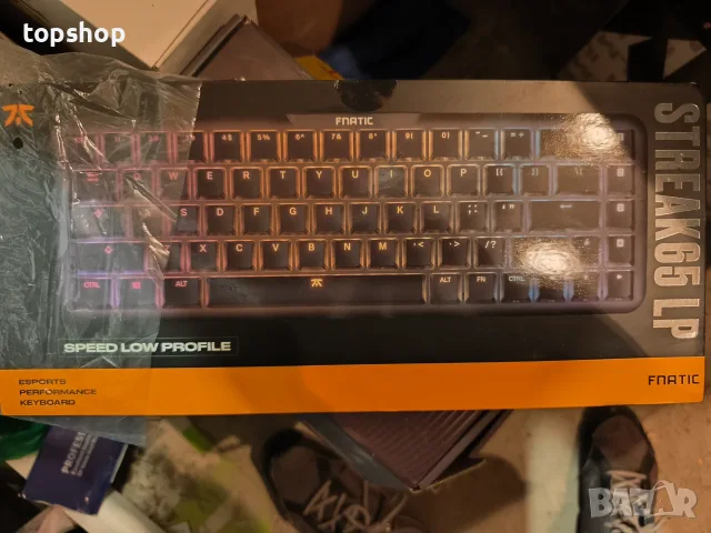 Чисто нова механична геймърска клавиатура Fnatic STREAK65 LP (Low Profile) с нископрофилни суичове.., снимка 8 - Клавиатури и мишки - 56135443