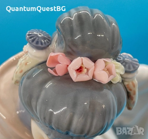 Lladro Spain Japanese Geisha “Teruko” w/ Folded Parasol “Гейшата”, снимка 15 - Статуетки - 52830312