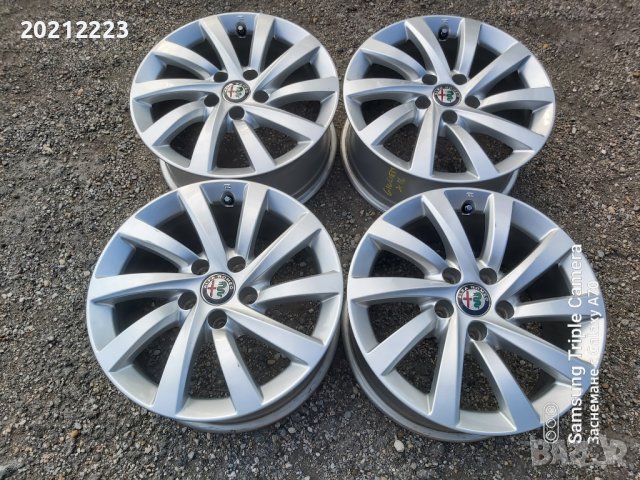 4 броя алуминиеви джанти за Alfa Romeo Giulietta 16, снимка 2 - Гуми и джанти - 37961034