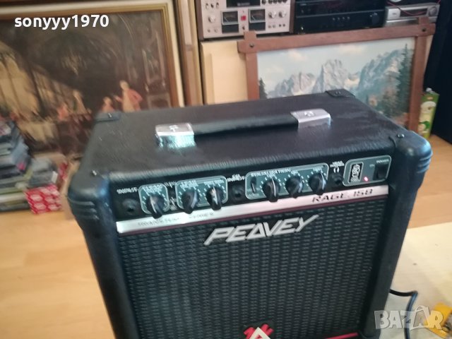 PEAVEY RAGE158 TRANS TUBE-УСИЛВАТЕЛ-КУБЕ ВНОС SWISS 2202241557, снимка 6 - Ресийвъри, усилватели, смесителни пултове - 44418809