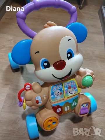 Музикална проходилка кученце на български език Fisher Price Smart Stages