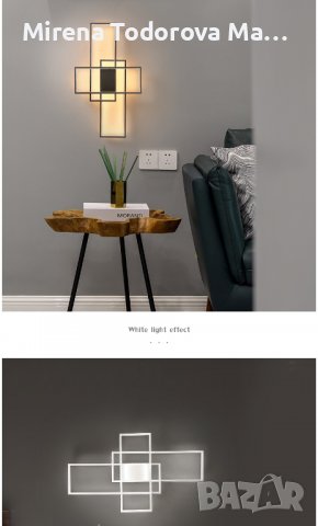 Лед лампа за таван и стена