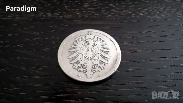 Райх монета - Германия - 10 пфенига | 1889г.; серия A, снимка 4 - Нумизматика и бонистика - 29330963