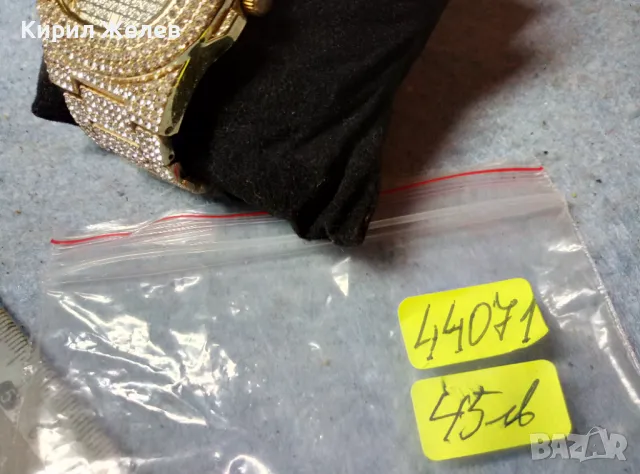 ПРЕКРАСЕН ПОЗЛАТЕН ДАМСКИ КВАРЦОВ ЧАСОВНИК с ИСКРЯЩИ ФАСЕТИРАНИ КРИСТАЛИ и СЕРТИФИКАТ 44071, снимка 12 - Дамски - 47708731