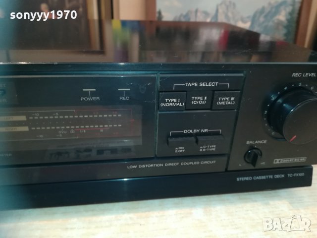 sony tc-fx100 deck-made in japan 0601211413, снимка 9 - Декове - 31328378