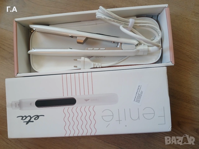 Парна преса с керамични плочи 220°С, снимка 2 - Преси за коса - 53906547