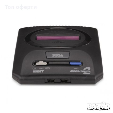 Игрална конзола за TV SEGA MEGA DRIVE-2 с 2 джойстика, снимка 3 - Части и Платки - 44465935