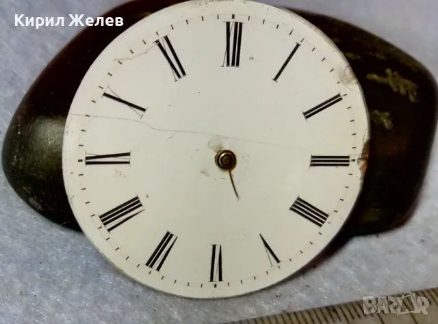 МЕХАНИЗЪМ от РЯДЪК СТАР КОЛЕКЦИОНЕРСКИ ШВЕЙЦАРСКИ ДЖОБЕН ЧАСОВНИК с РИМСКИ ЦИФЕРБЛАТ 49708, снимка 10 - Антикварни и старинни предмети - 48578754