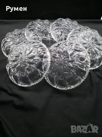 Кристални чинийки/плитки купи , снимка 5 - Сервизи - 51144719