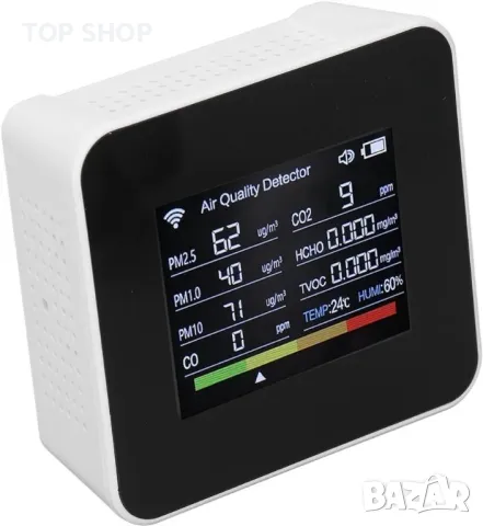 Многофункционален детектор за качество на въздуха Бърза реакция, снимка 4 - Друга електроника - 48712524