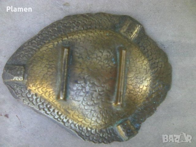 Месингов пепелник сувенир от Йерусалим, снимка 2 - Други ценни предмети - 37357374