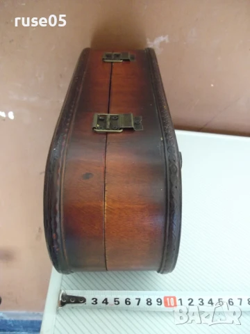 Кутия дървена с метален обков, снимка 3 - Други ценни предмети - 51395414